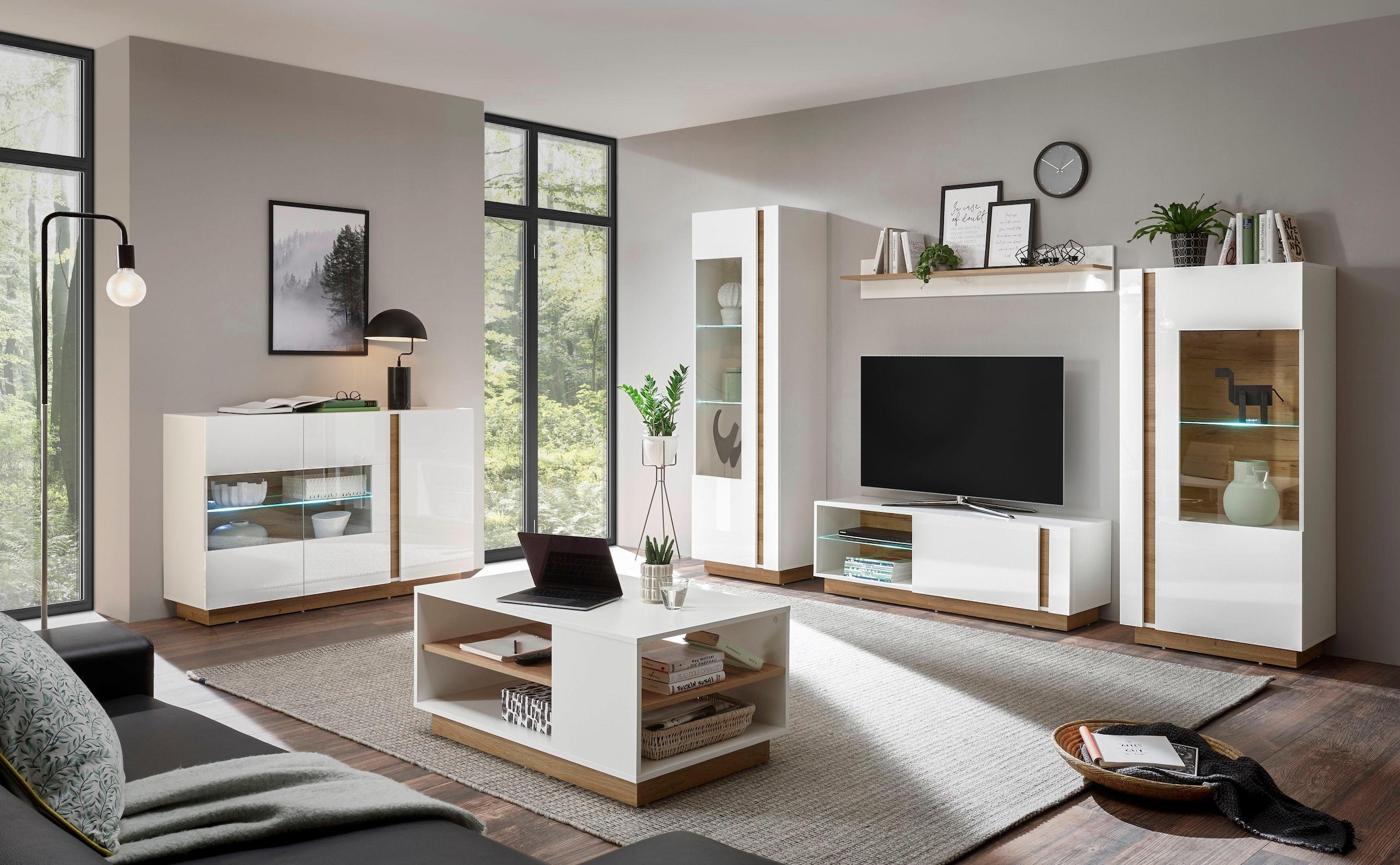 INOSIGN Wohnwand »CLAiR Kombi 21« Set, 4 Stk. tlg.