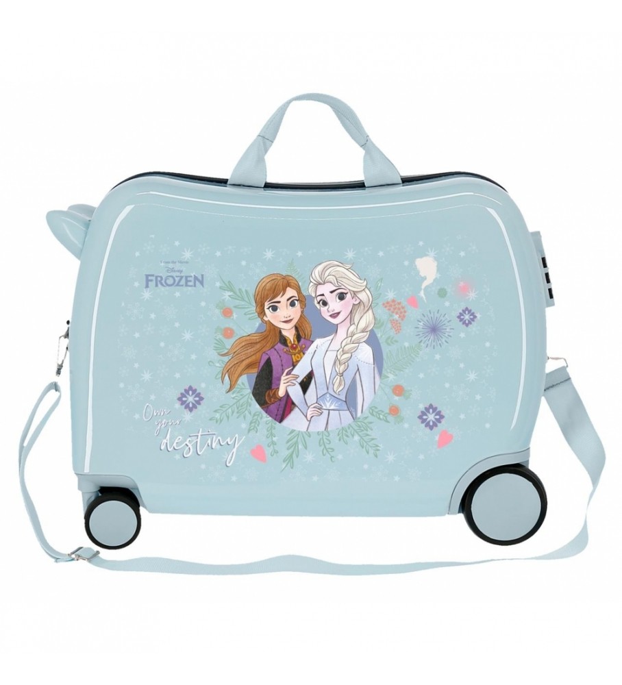 Disney Maleta Infantil Frozen Own Your Destiny Azul Claro -38x50x20cm-