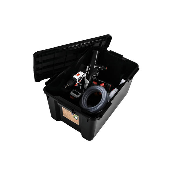 Iris Airtight Opbergbox - 50 Liter- Zwart