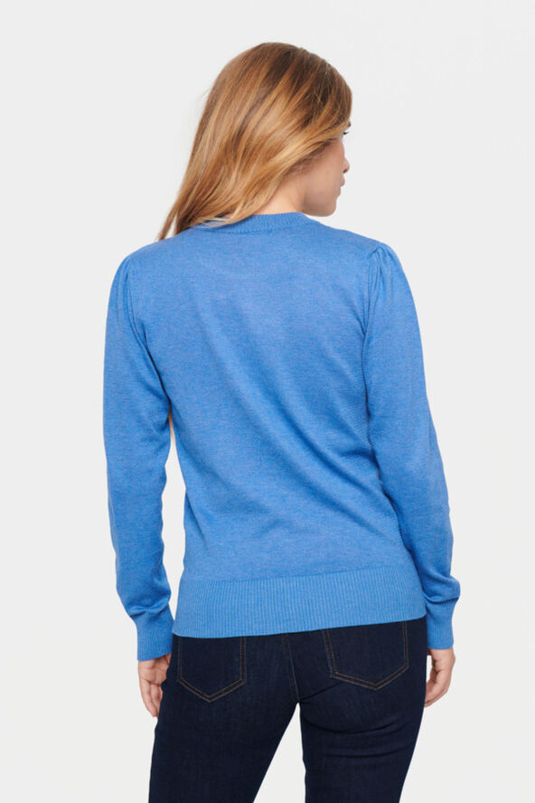 Saint Tropez MilaSZ Pullover Dutch blue melange