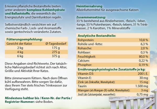 Dehner Best Nature Nassfutter für Katzen