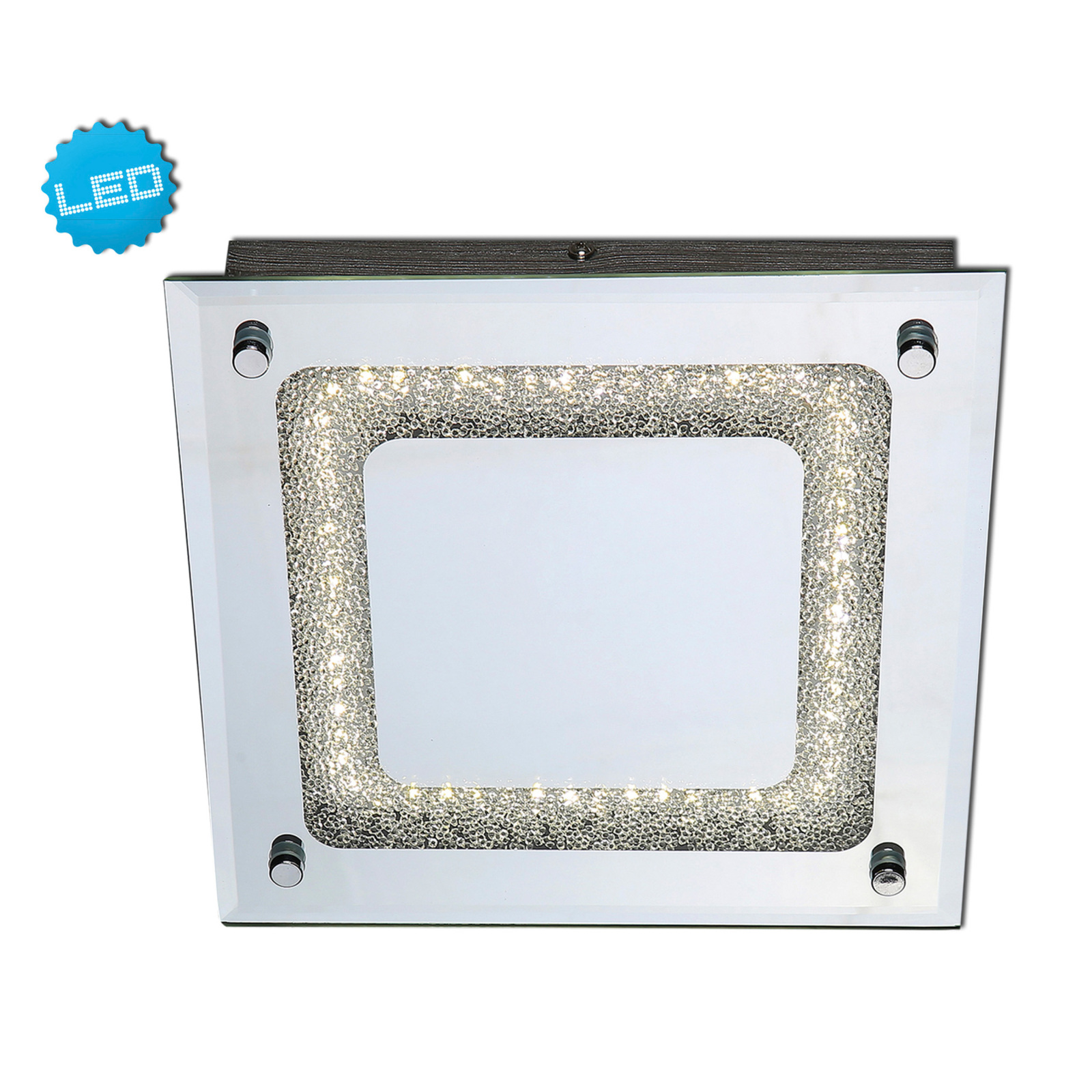 LED-Deckenleuchte THUN - Chrom - 24cm
