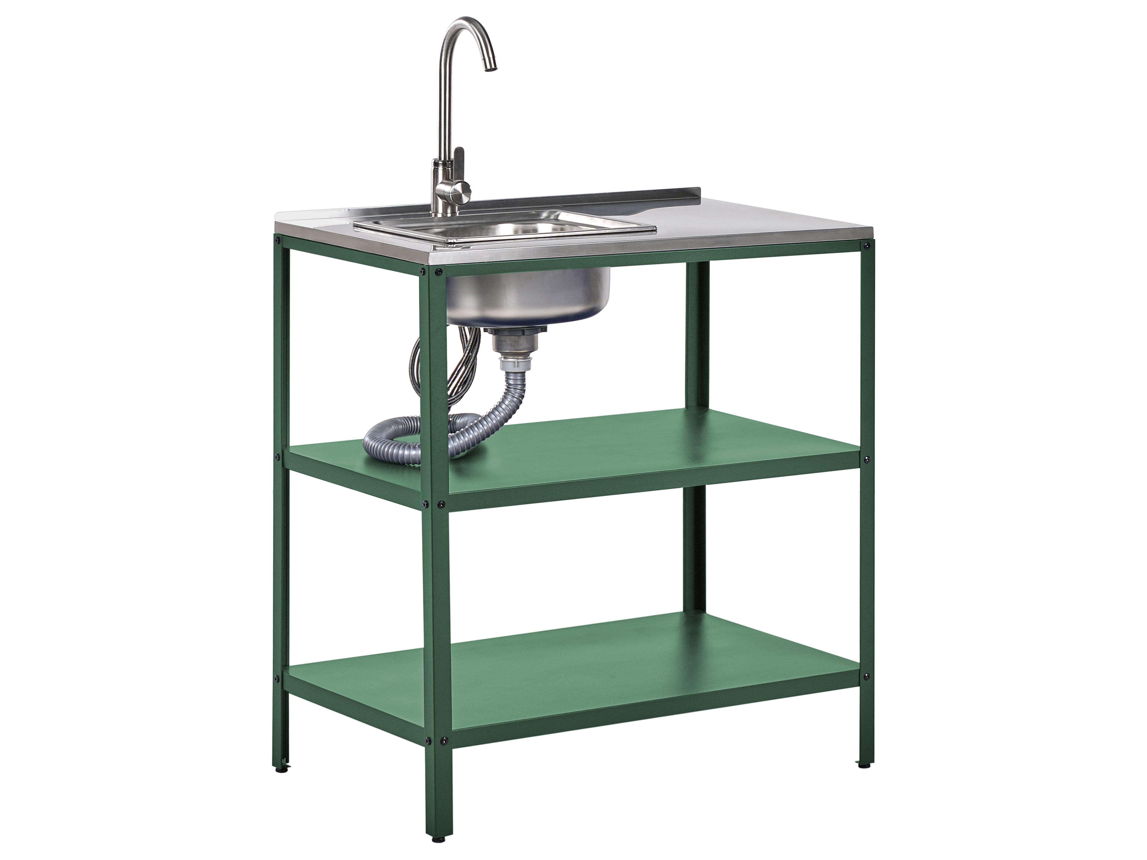 Tuin keukenset 2-delig met spoelbak VILAMA Groen
