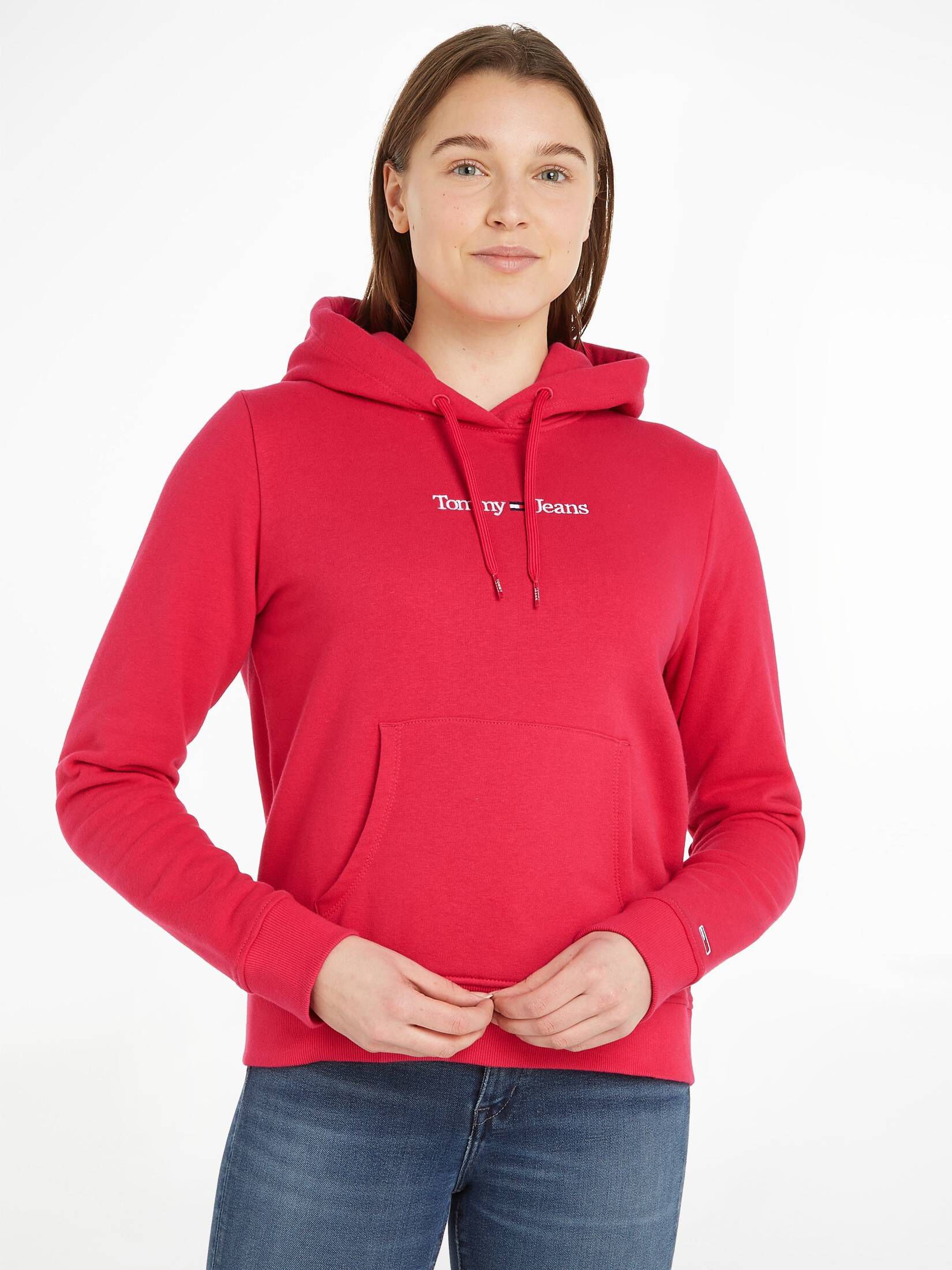 Tommy Jeans| Damen Hoodie TJW REG SERIF LINEAR HOODIE