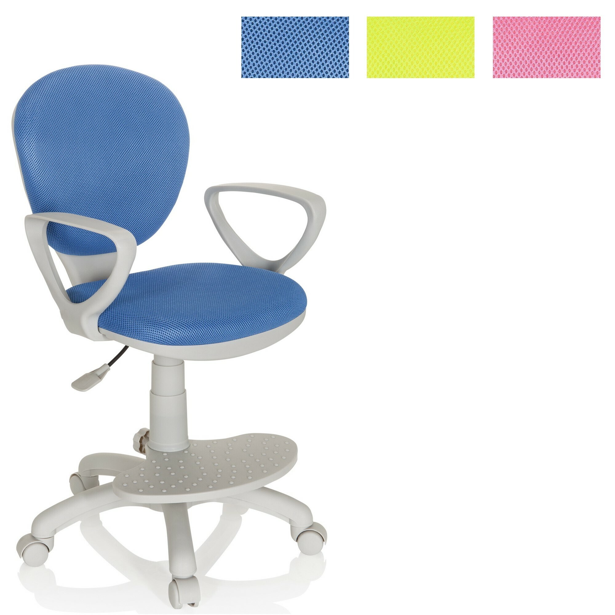 Kinderdrehstuhl KID COLOUR G1 Stoff mit Armlehnen hjh OFFICE