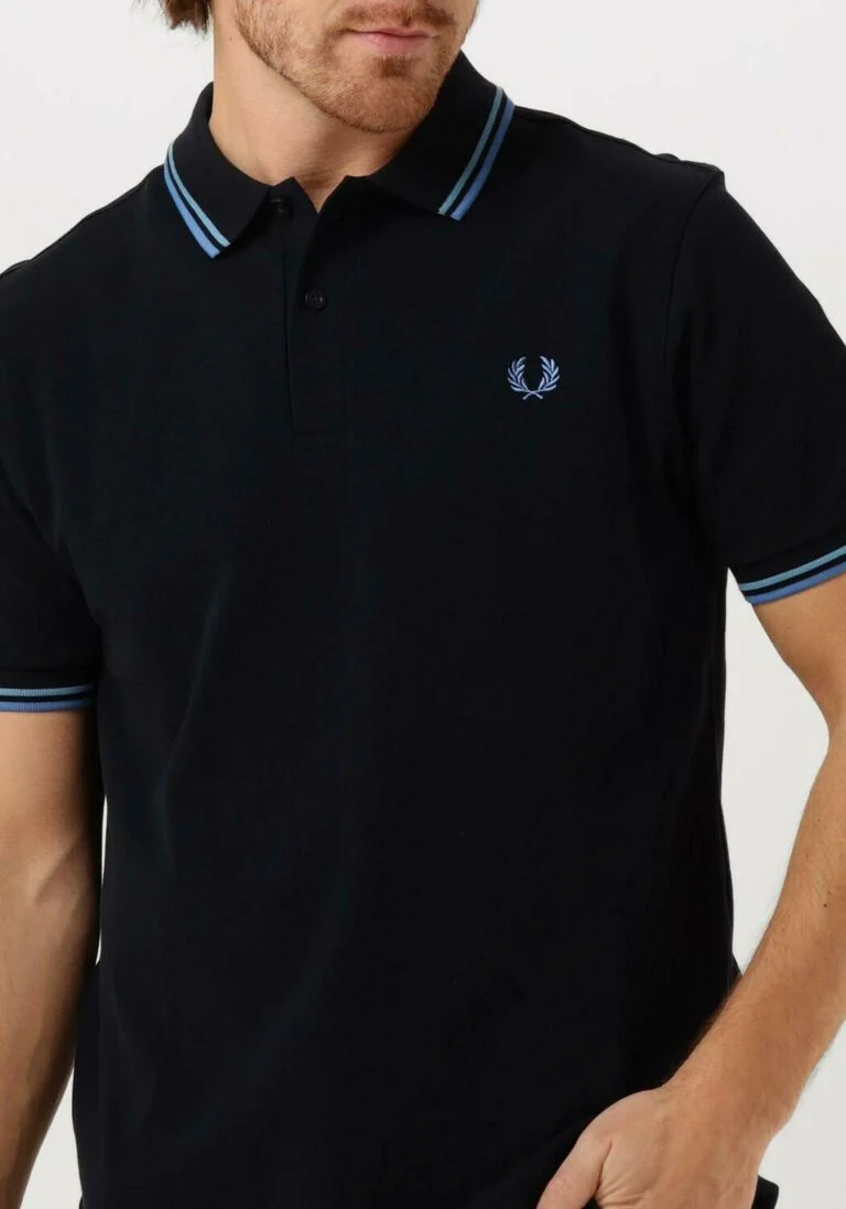 FRED PERRY donkerblauwe fred perry polo twin tipped fred perry shirt
