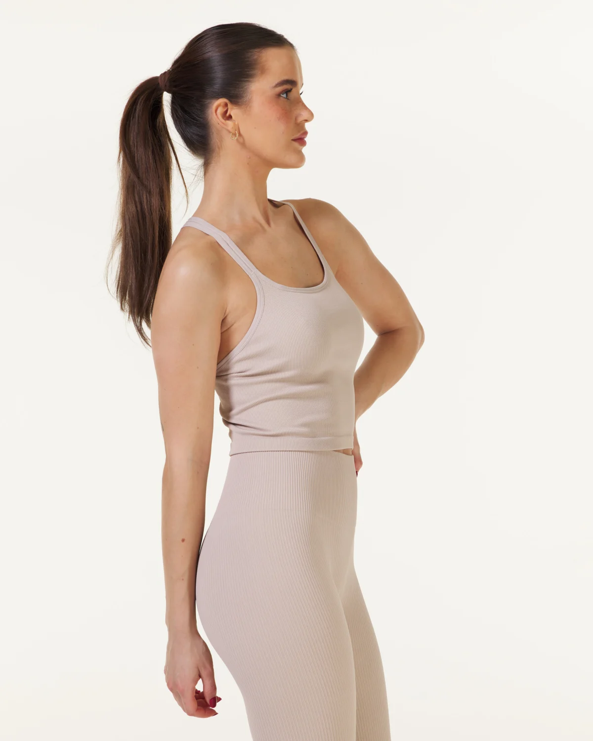Bumpro Perfect Rib Croptop Beige