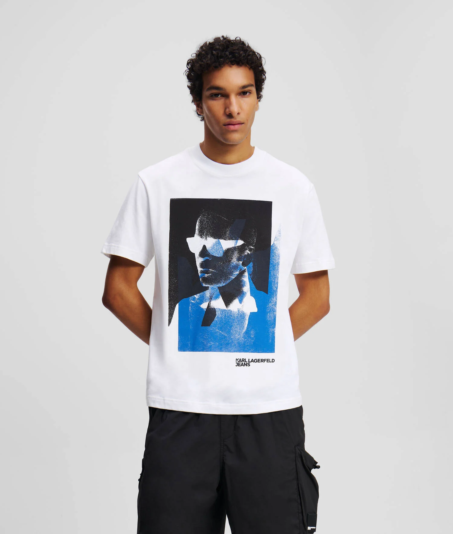 T-SHIRT IMPRIMÉ KARL - Blanc