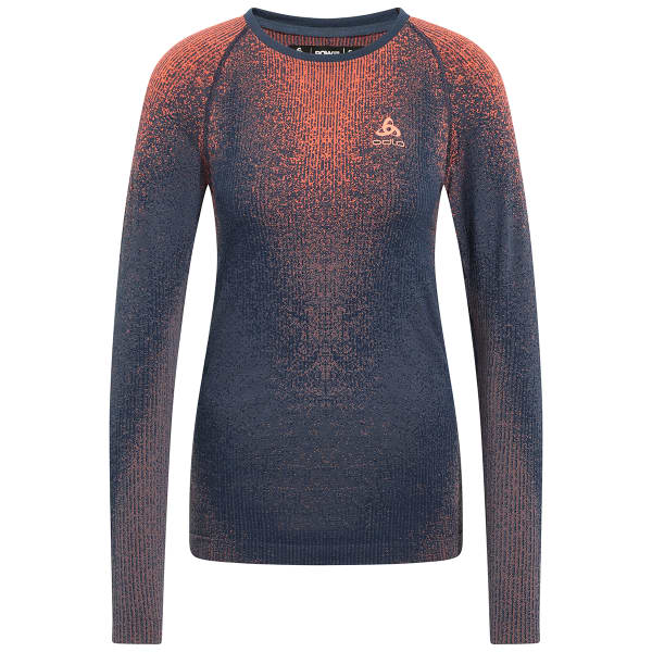 T-shirt thermique ODLO BLACKCOMB ECO BL TOP CREW NECK L/S W INDIA INK