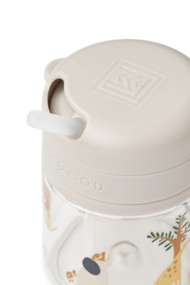 LIEWOOD Pavia Tritan Sugerørkopp 280 ml, All Together/Sandy