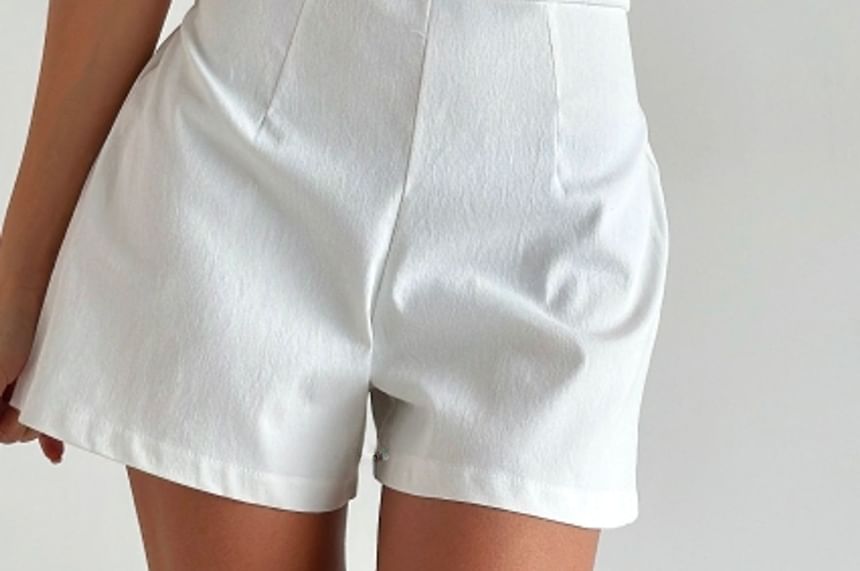 SeoulPop - Two-Way Plain Bow Tube Romper
