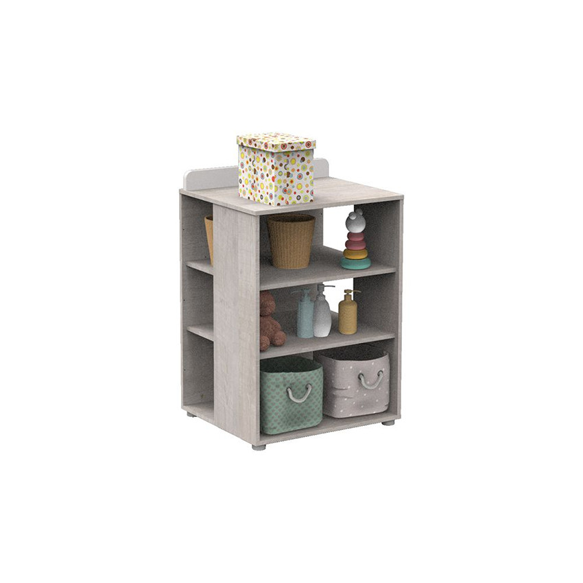 Lit combiné évolutif Nova 60 x 120 cm - Gris Loft