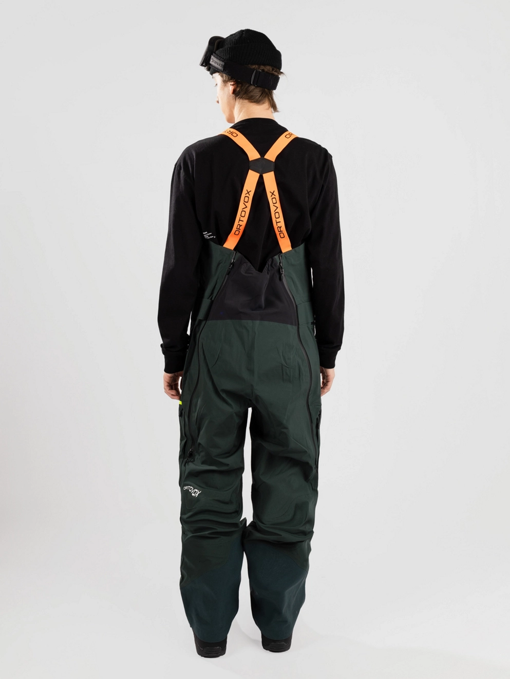 Ortovox 4L Deep Shell Bib Pants green pine
