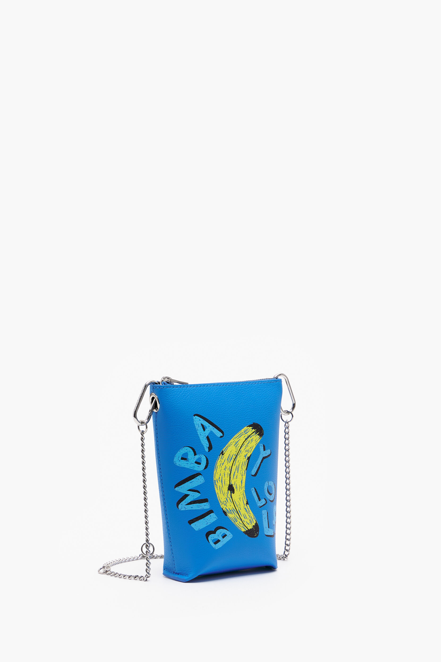 Bolsa transversal azul com estampa de banana XS BYL