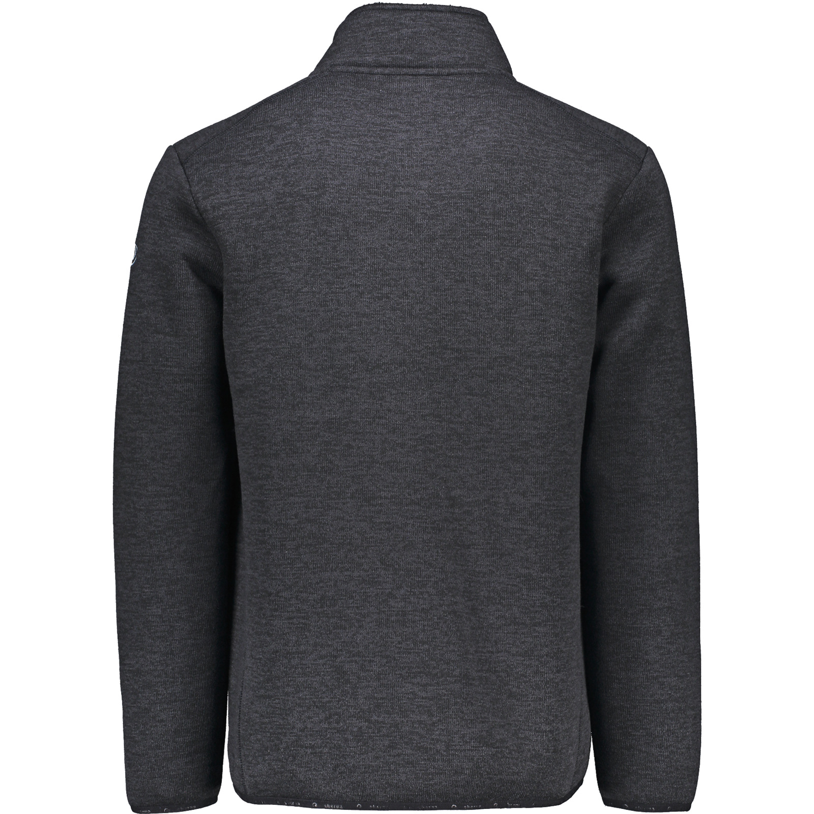 Sherpa Herren-Strickfleecejacke Kabeli S, anthrazit
