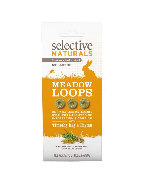 Supreme Selective Naturals Meadow Loops - Knaagdiersnack - 80 g