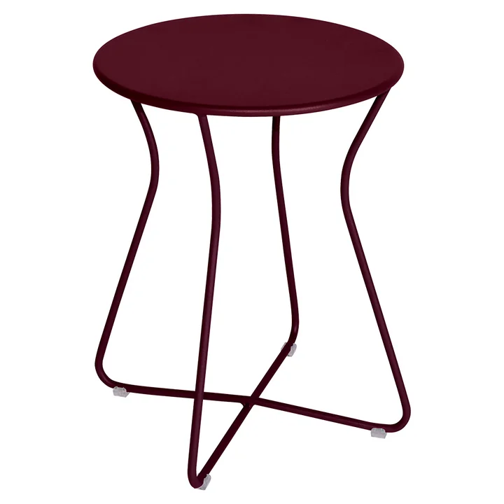 Fermob - Cocotte Hocker, H 45,5 cm, schwarzkirsche