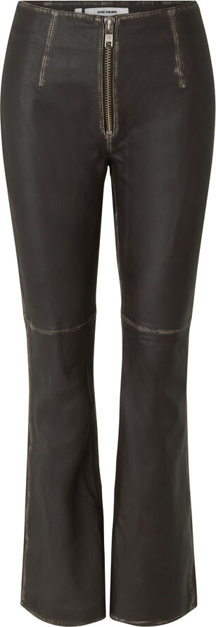 Oval Square OSRocker Leather Trousers Vintage dark oak