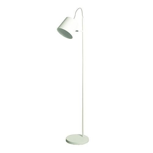 Vloerlamp Buckle Head wit