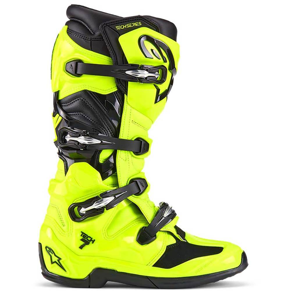 Alpinestars - Bottes Tech 7 Jaune fluo / Noir