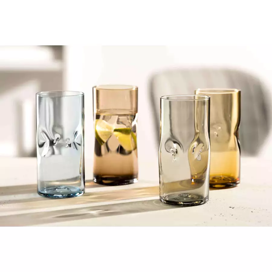Leonardo Trinkgläser Vesuvio 330 ml 4er Set bunt