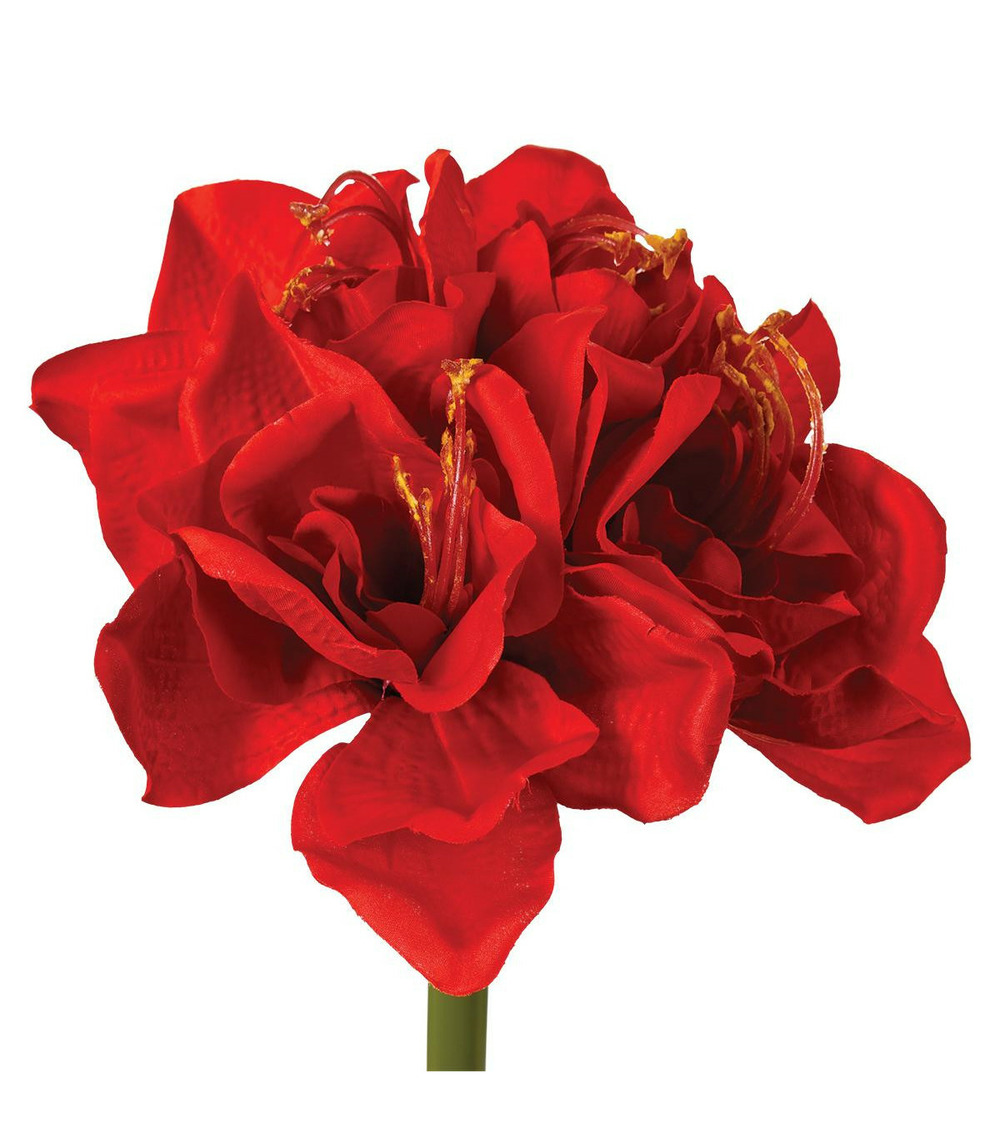 Fleur artificielle tige amaryllis h 71 cm