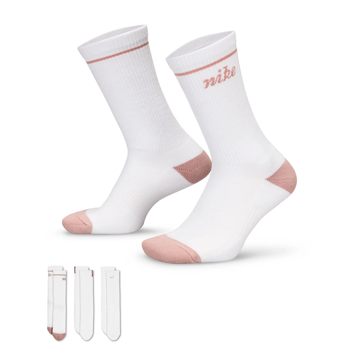 Meias Nike Everyday Cushioned Cre(3 Pares) 144 Mulher