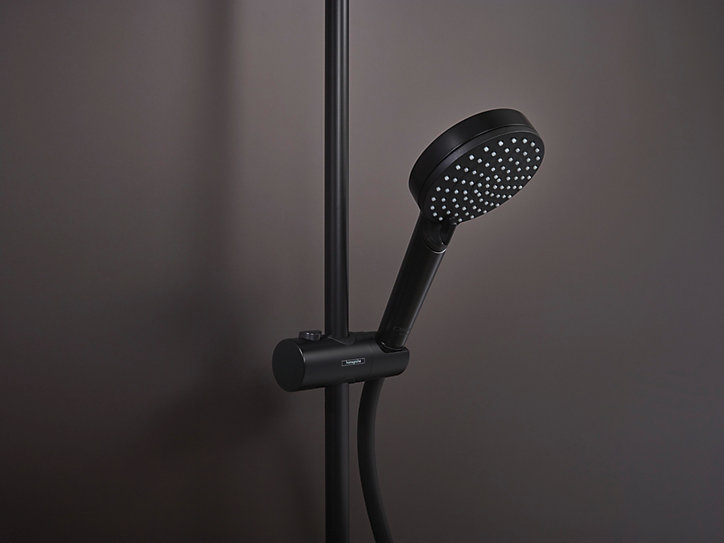 Douchette à main 100 Vario EcoSmart 9 l/min noir mat Vernis Blend Hansgrohe