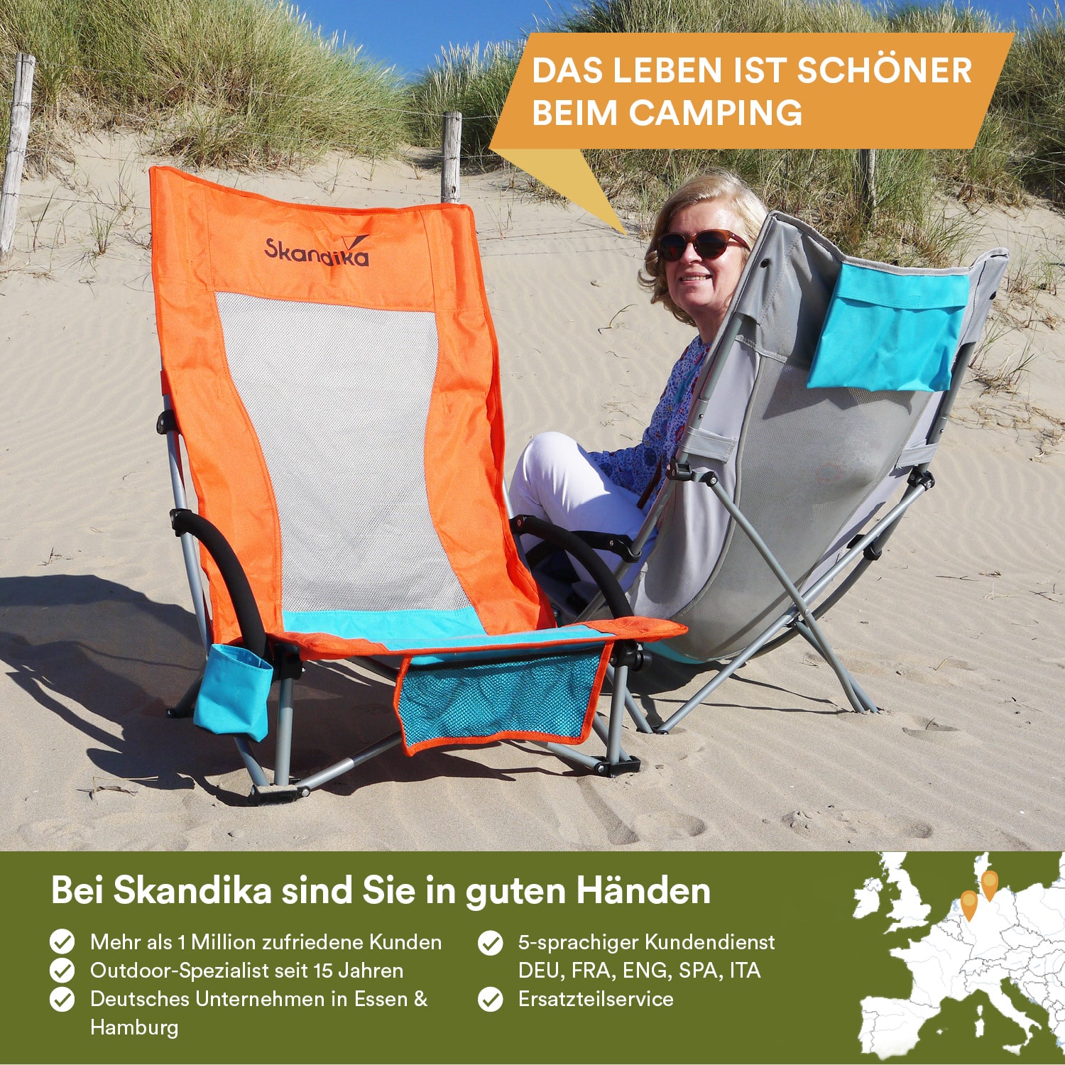 Skandika Beach strandstoel