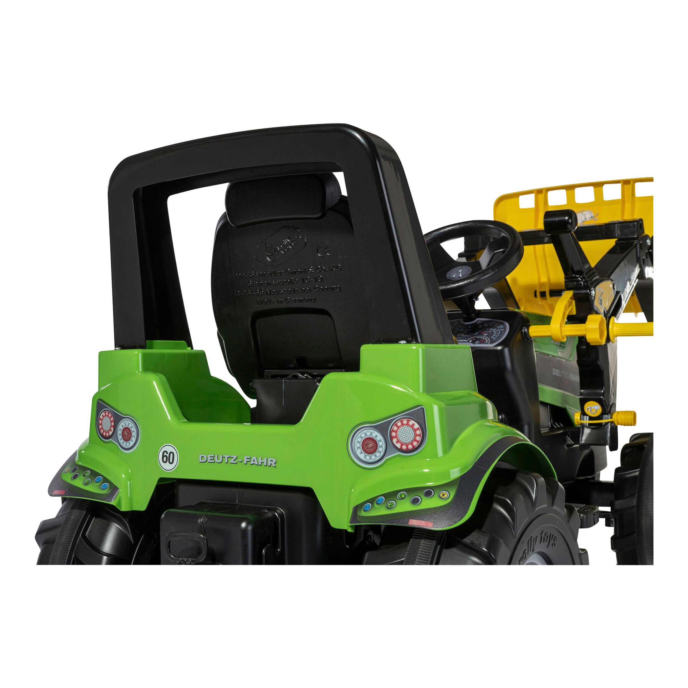 Rolly Toys® Trettraktor rollyFarmtrac Premium Deutz-Fahr 8280 mit Frontlader
