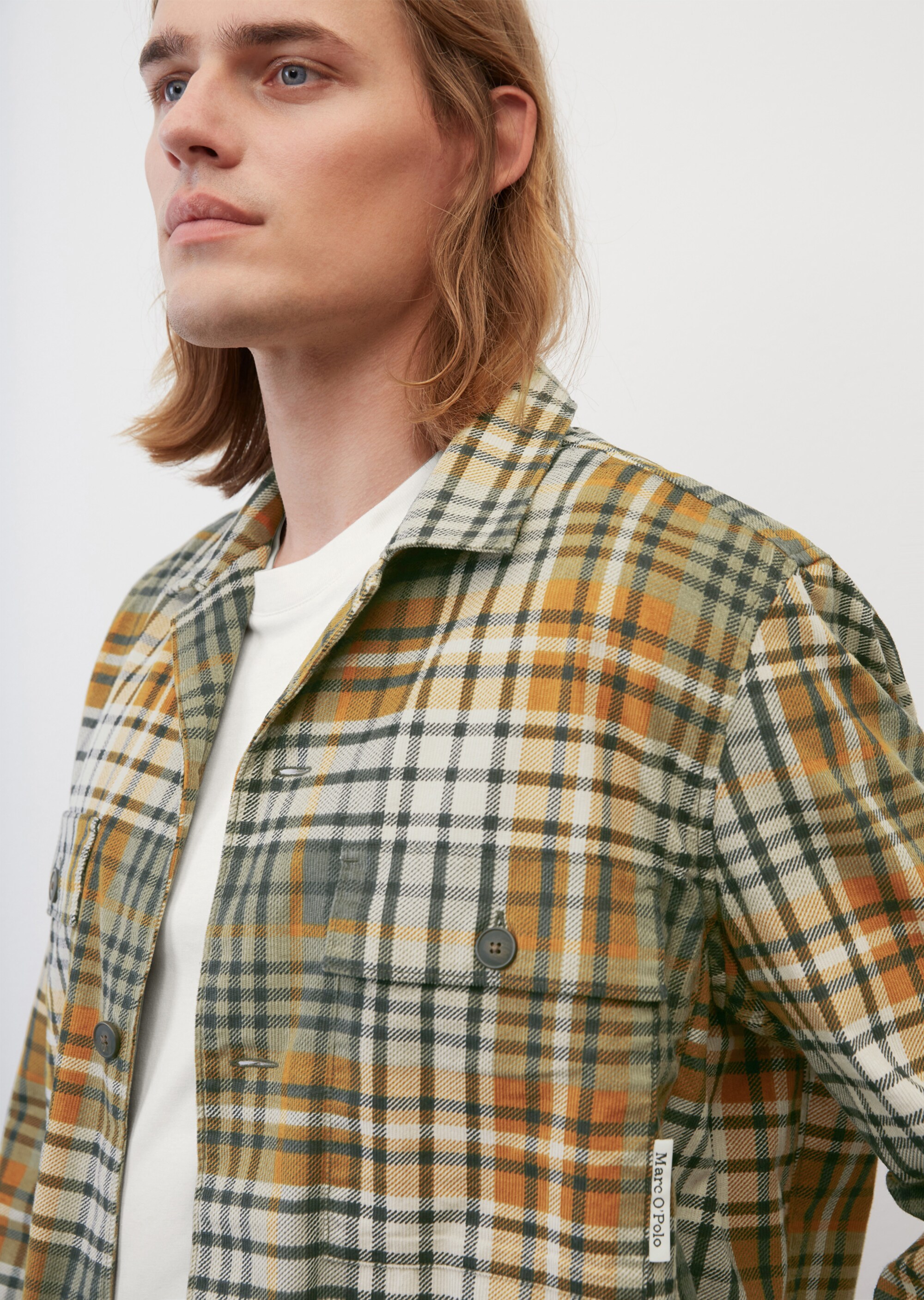 Overshirt mit Bowling-Kragen