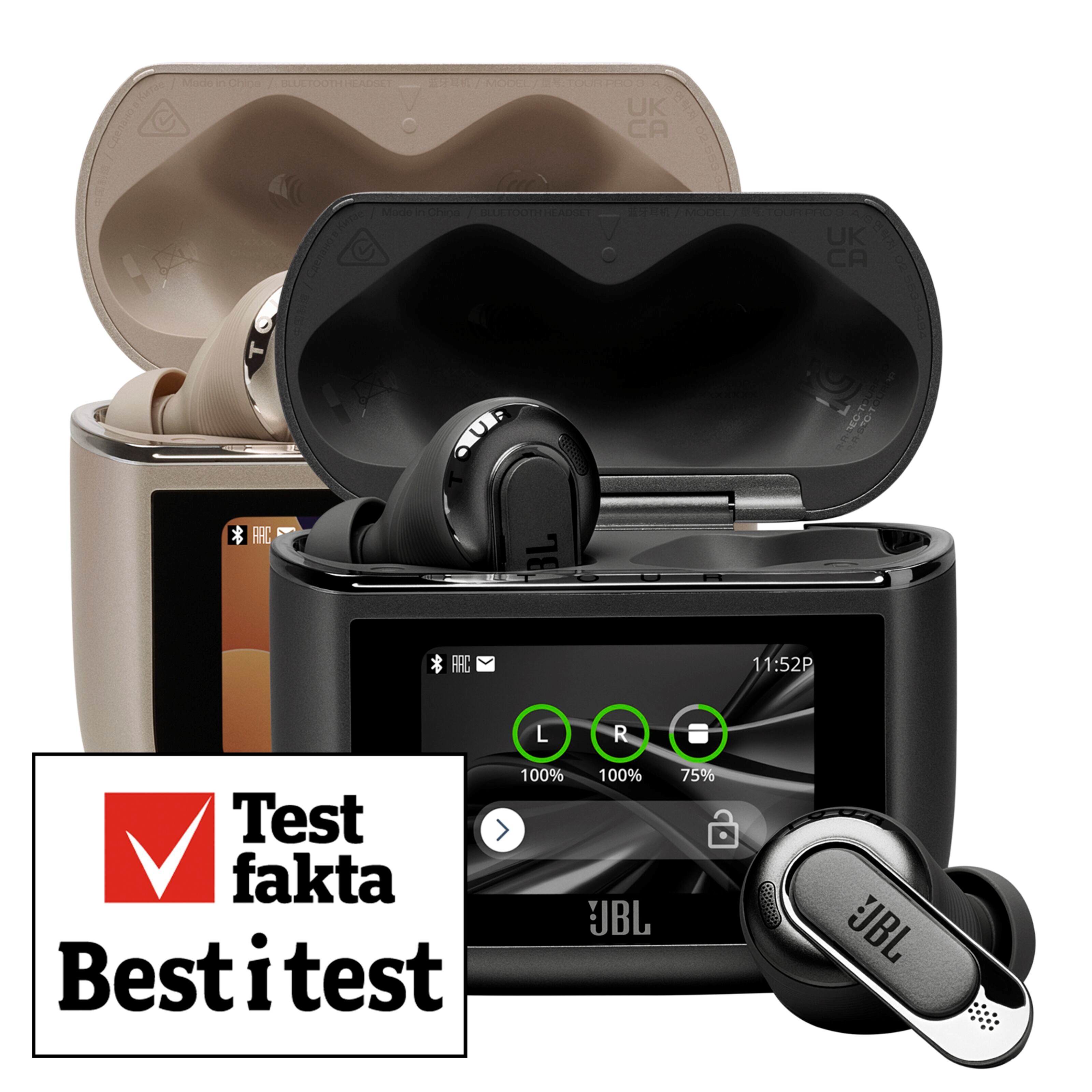 JBL Tour Pro 3 True Wireless in-ear-hodetelefoner Latte