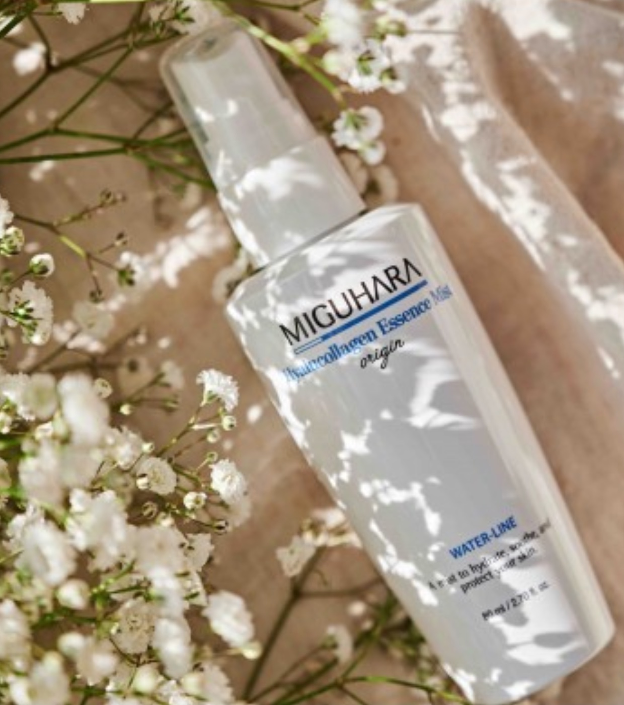 Miguhara - *Water-Line* - Névoa Facial Hidratante Hyalucollagen Essence