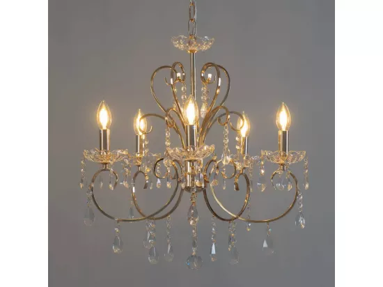 Lustre cristal or rose - Pavia