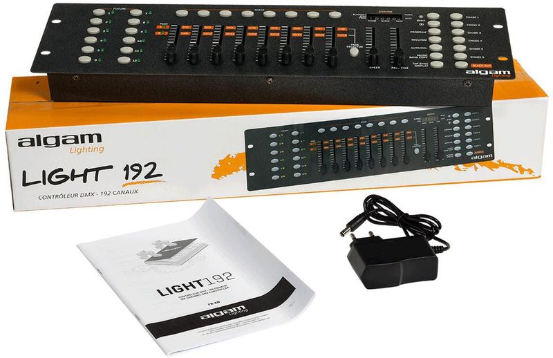 Algam Lighting - Light 192 - DMX Controller - 192 Kanalen - Rack-mountable 19