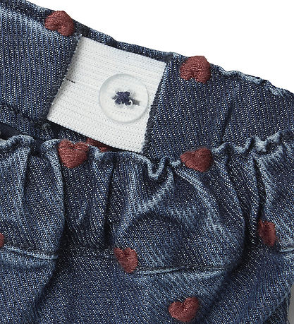 Lil' Atelier Jeans - Loose - NbfLiva - Dark Blue Denim/Heart Ver