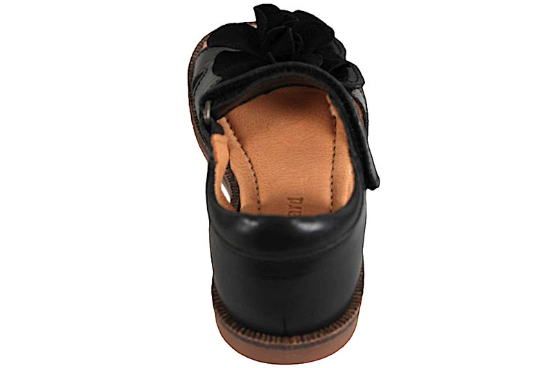 BISGAARD AGNES C SANDAL I SORT GLAT SKIND