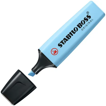 Textmarker - STABILO BOSS ORIGINAL Pastel- Einzelstift - himmlisches Blau