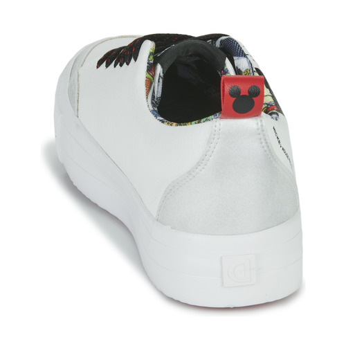 Desigual - STREETMICKEY CRACK - Blanc / Noir