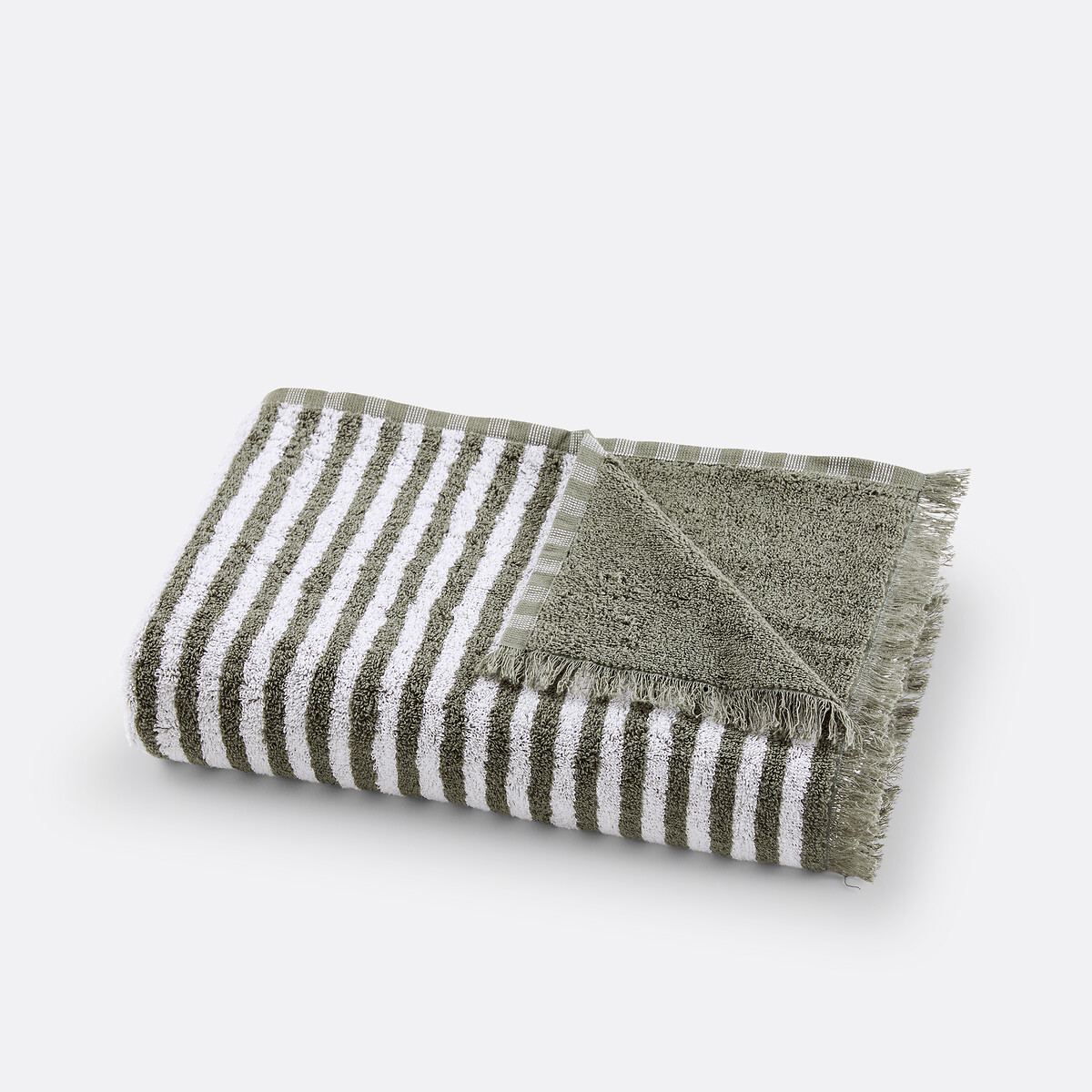 LA REDOUTE INTERIEURS<br>Toalha atoalhada às riscas 500 g, Arzon
