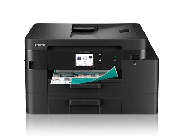 Brother MFC-J4550DW - Multifunktionsprinter - farve - blækprinter - A4 (210 x 297 mm) (original) - A4/Legal (medie) - op til 13 spm (kopiering) - op til 20 spm (udskriver) - 150 ark - USB 2.0, LAN, Wi-Fi(n)