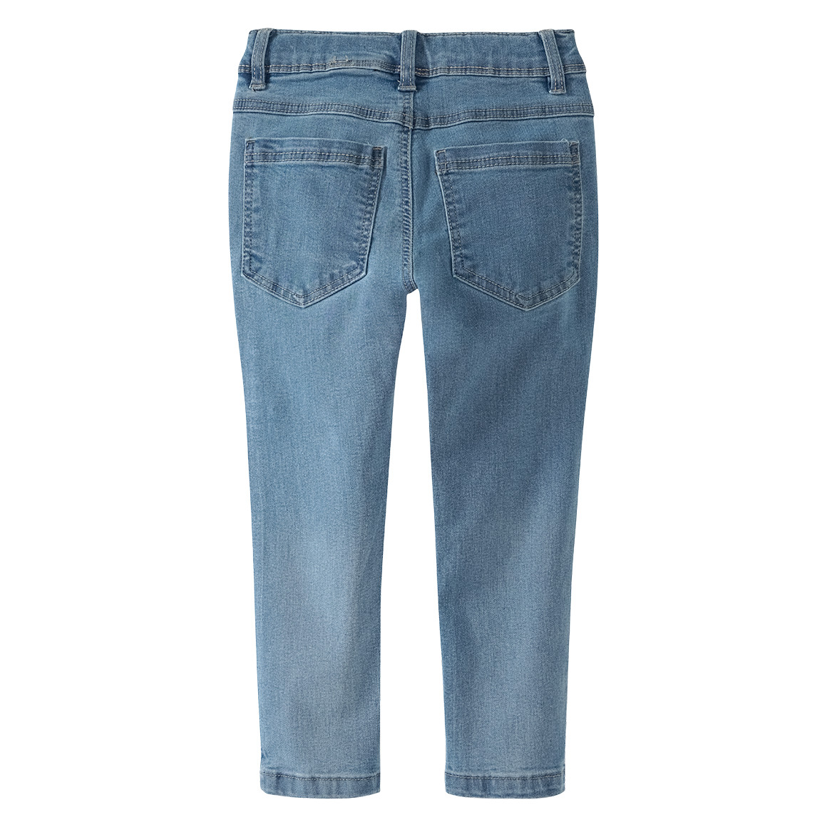 Famy 2 Jungen Skinny-Jeans im 5-Pocket-Style hellblau / dunkelblau