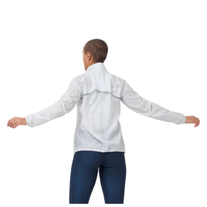 Odlo Dame Jakker Jacket Zeroweight Print Hvid