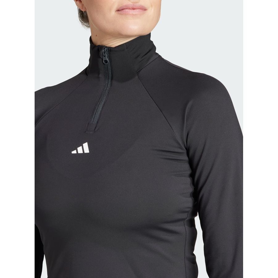 Adidas Haut d'entraînement à manches longues et zip 1/4 Techfit COLD.RDY