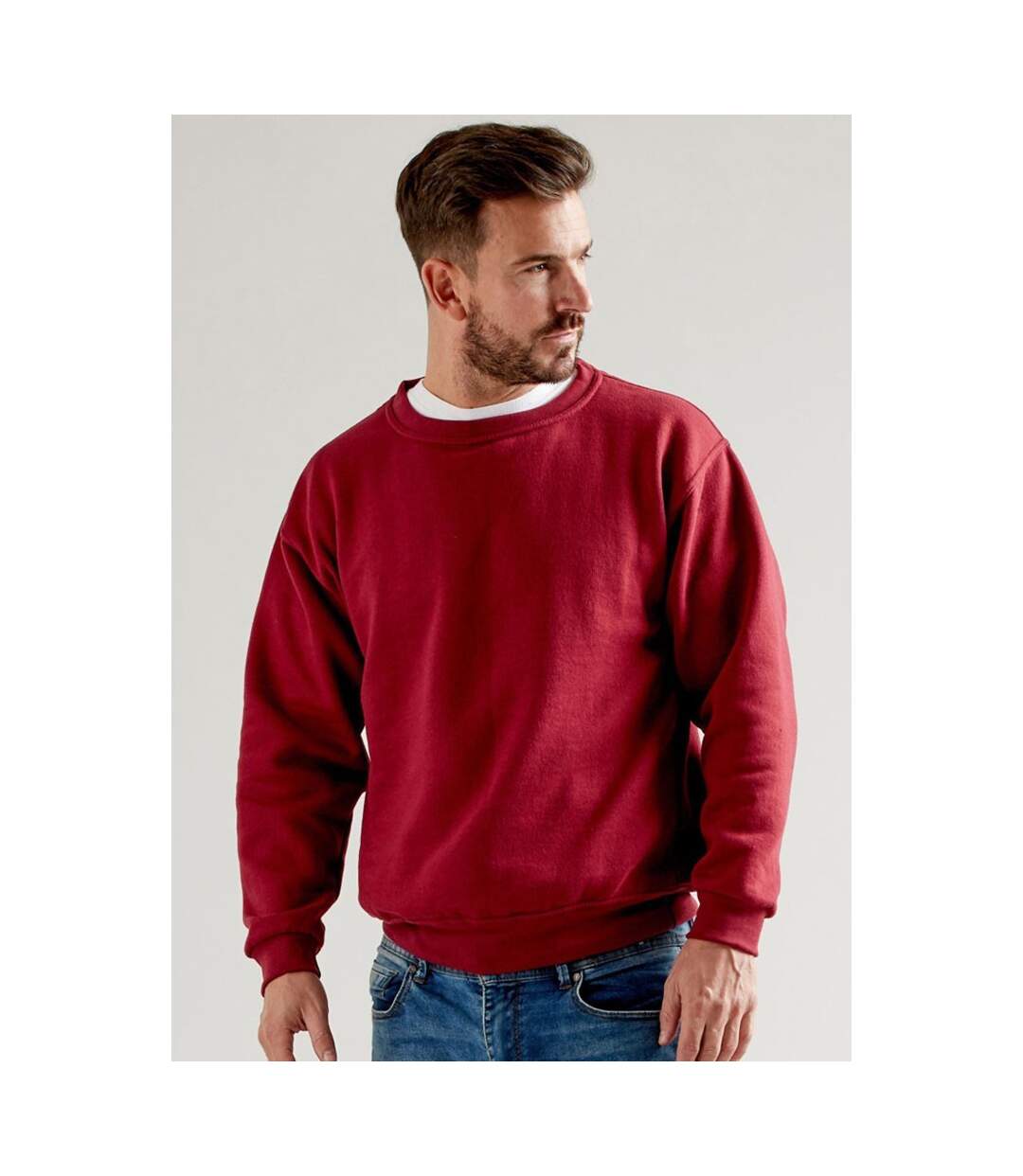 UCC - Sweatshirt uni - Adulte unisexe (Bordeaux) - UTBC1192