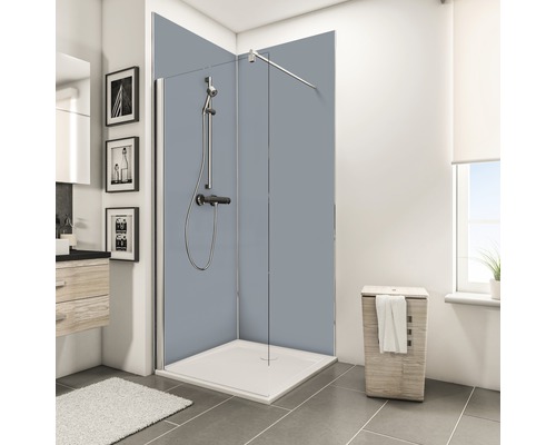 Douchewandpaneelset SCHULTE DecoDesign ExpressPlus effen lichtgrijs 210 x 90 cm EP1900911 679