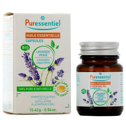 Puressentiel capsules huile essentielle lavande vraie - Stress, insomnie