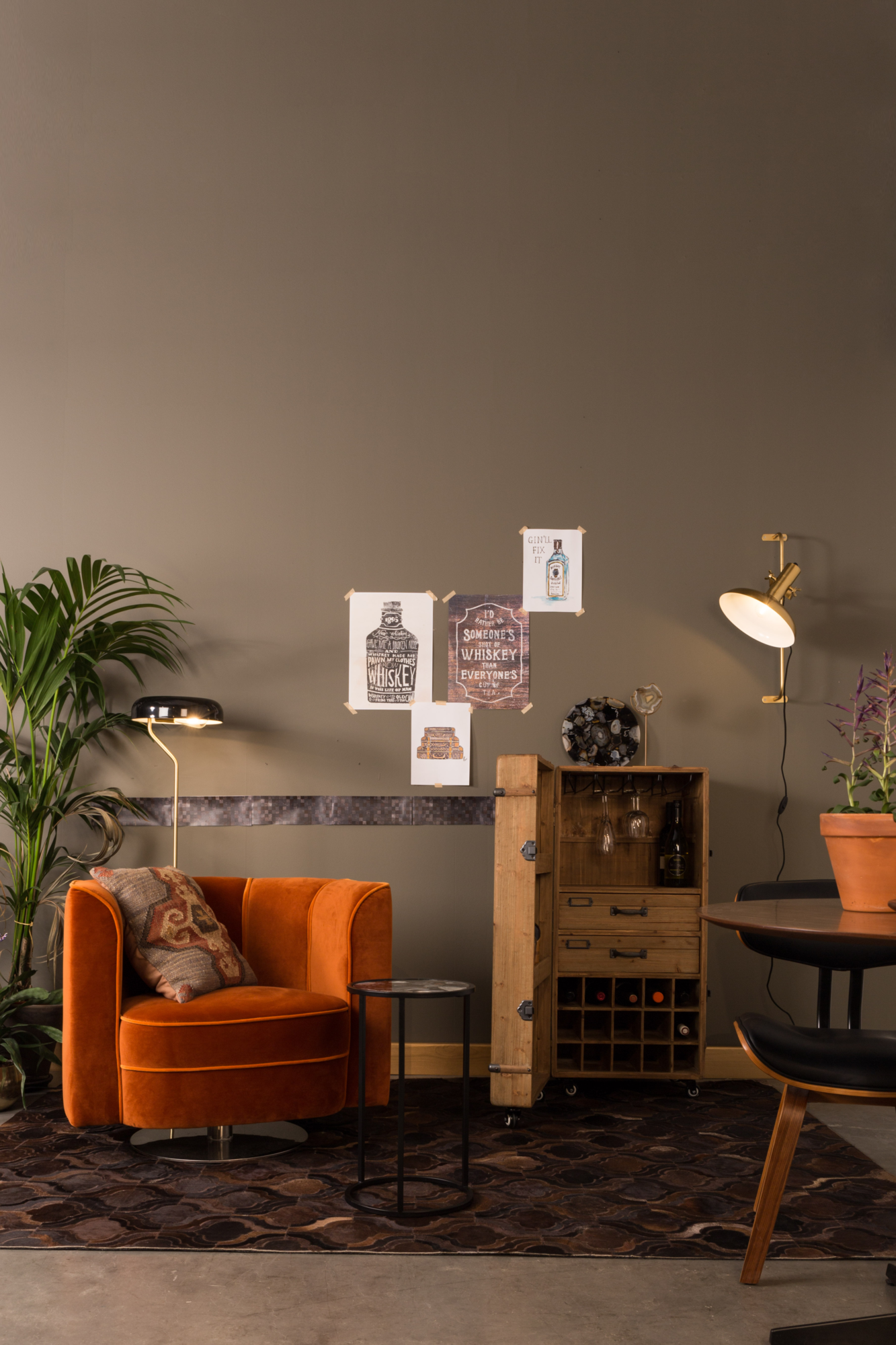Vloerlamp Eclipse zwart