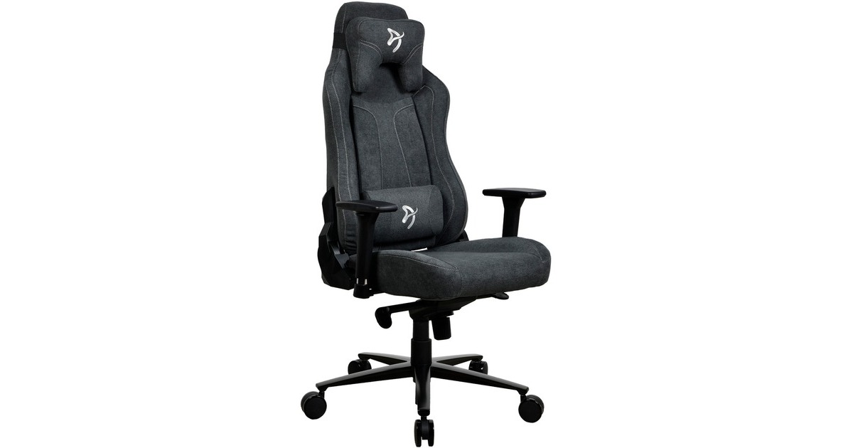 ArozziVernazza Soft Fabric - Dark Grey gamestoel  (Donkergrijs)