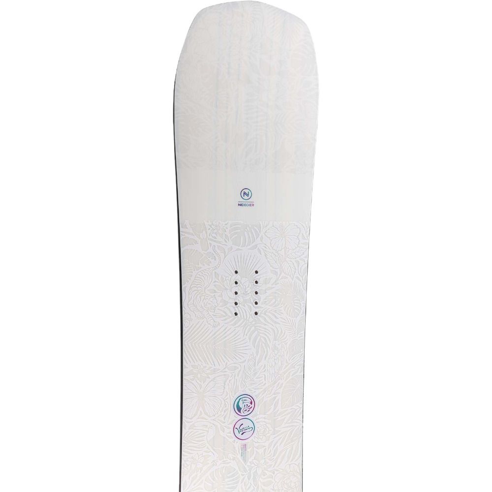 Nidecker VENUS - Snowboard all mountain Femme white/pink/black